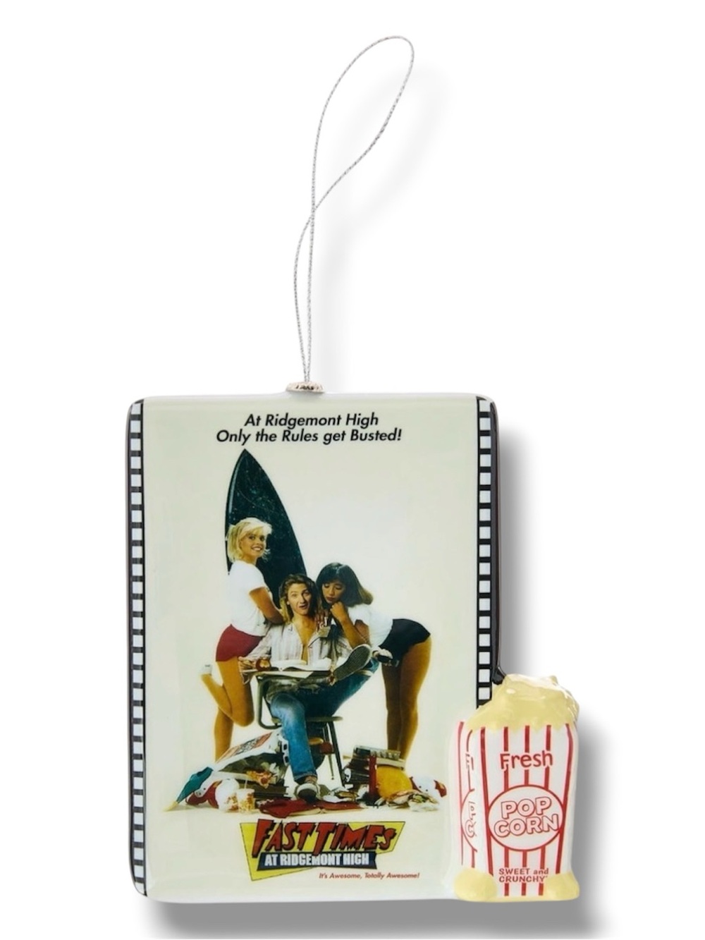 Fast Times At Ridgemont High Movie Poster Decoupage Ornament - NWT